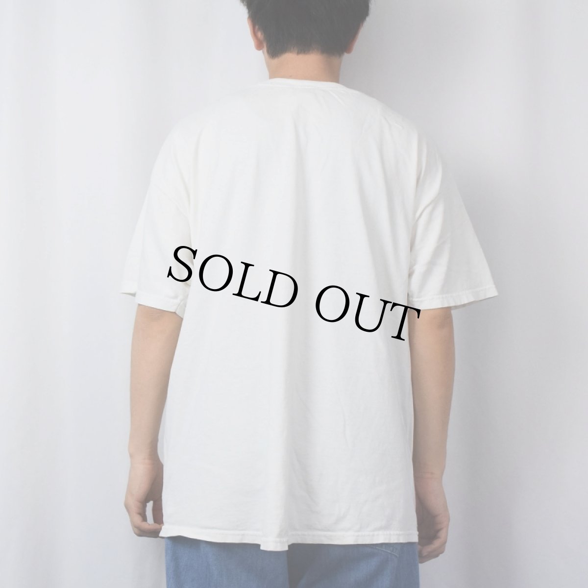 画像3: Disney "Tinker Bell" キャラクター ラメプリントTシャツ XL (3)