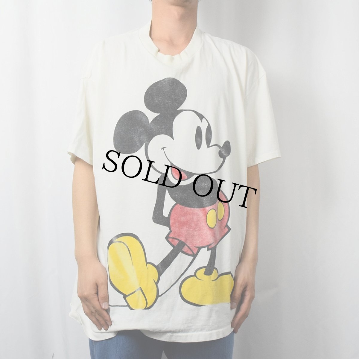 画像2: 90's Disney USA製 MICKEY MOUSE キャラクター大判プリントTシャツ (2)