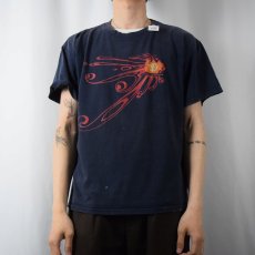 画像3: 2000's PHISH "NEW YEAR'S" ロックバンドTシャツ NAVY L (3)