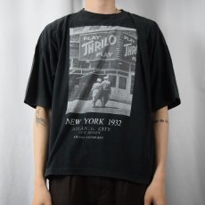 画像2: 90's "NEW YORK 1932" フォトプリントTシャツ XL (2)