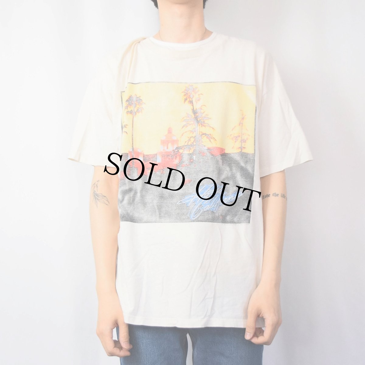 画像3: 90's EAGLES "Hotel California" ロックバンドTシャツ XL (3)