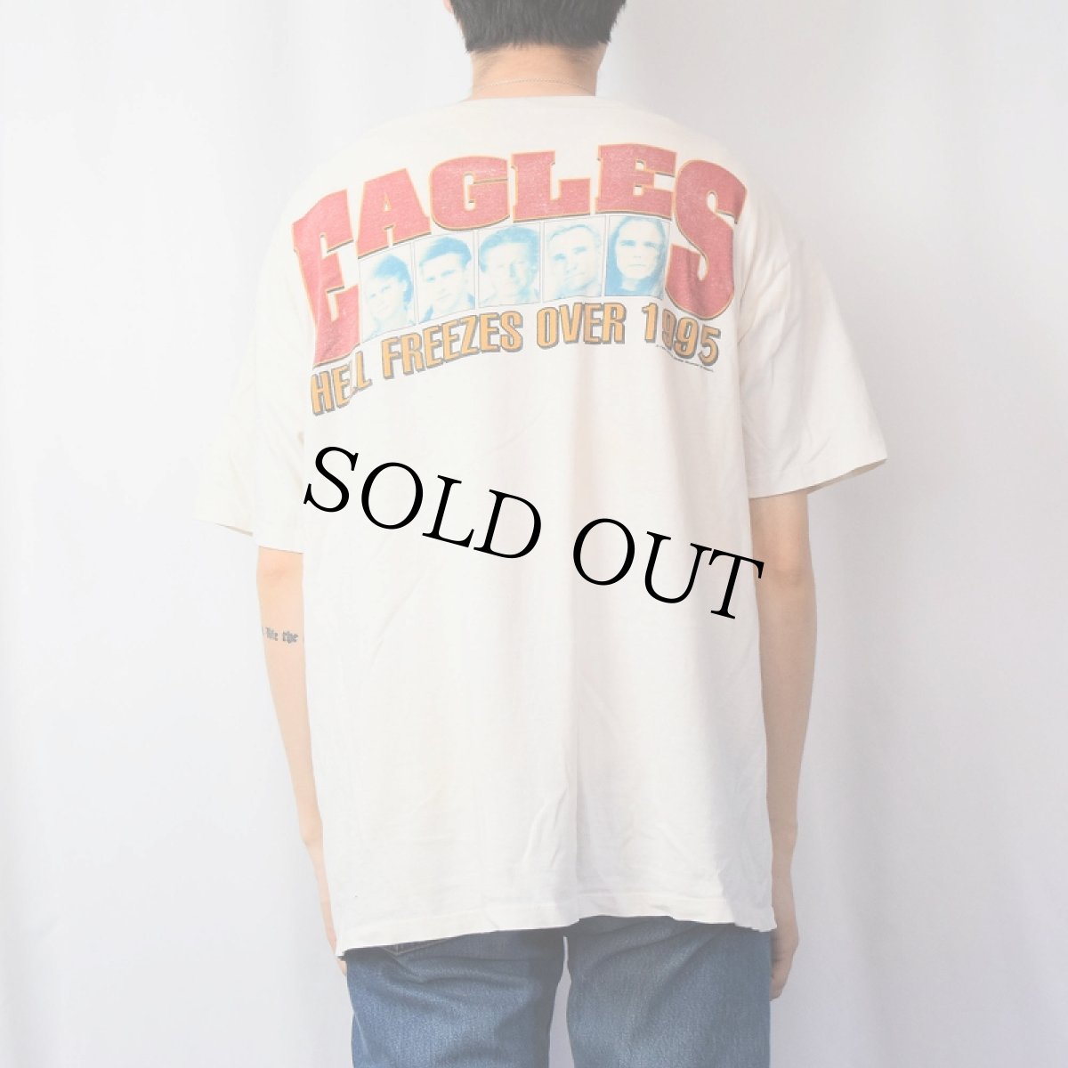 画像4: 90's EAGLES "Hotel California" ロックバンドTシャツ XL (4)