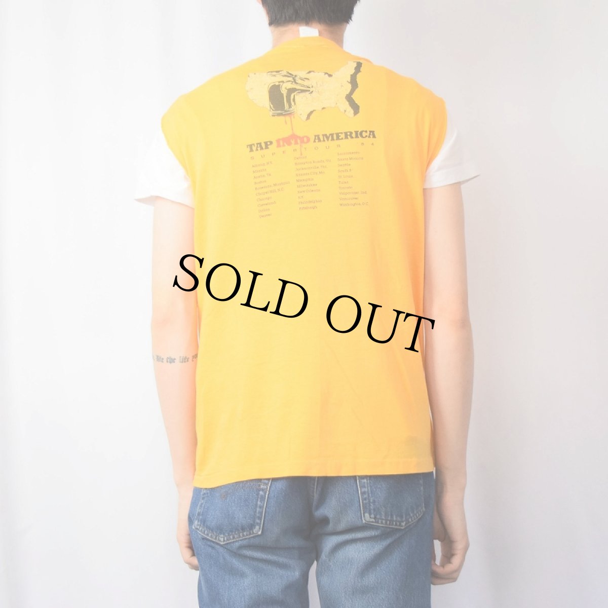 画像4: 80's Spinal Tap USA製 ロックモキュメンタリーコメディ映画 カットオフTシャツ XL (4)