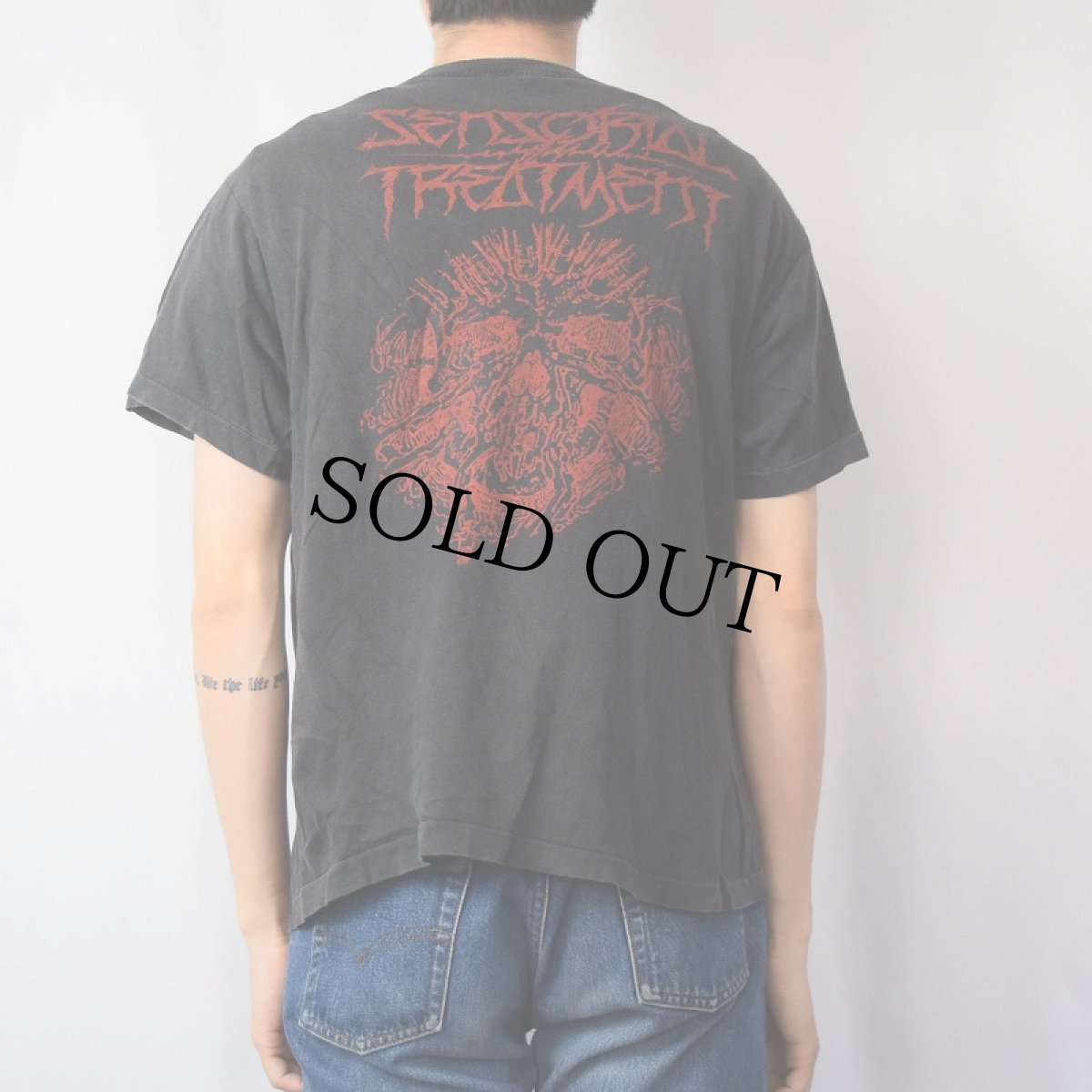 画像4: 80's Loudblast "Sensorial Treatment" デスラッシュメタルバンドTシャツ (4)