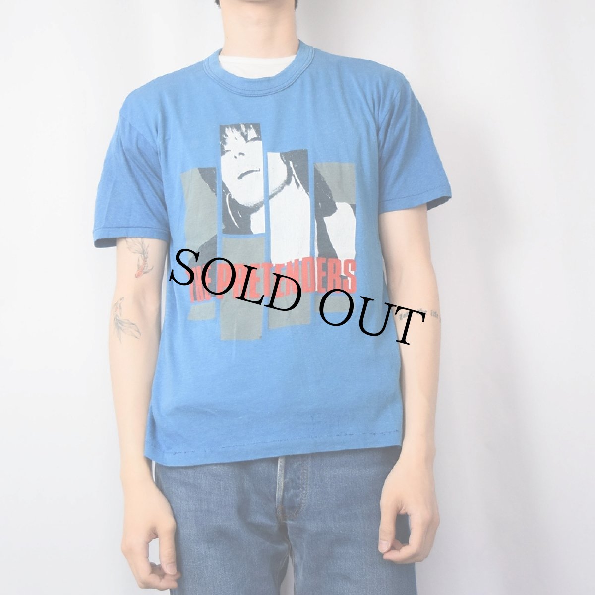 画像2: 80's THE PRETENDERS USA製 ロックバンドTシャツ L (2)