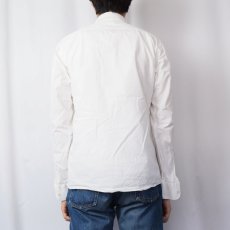 画像3: 90's agnes b. FRANCE製 コットンシャツ SIZE38 (3)