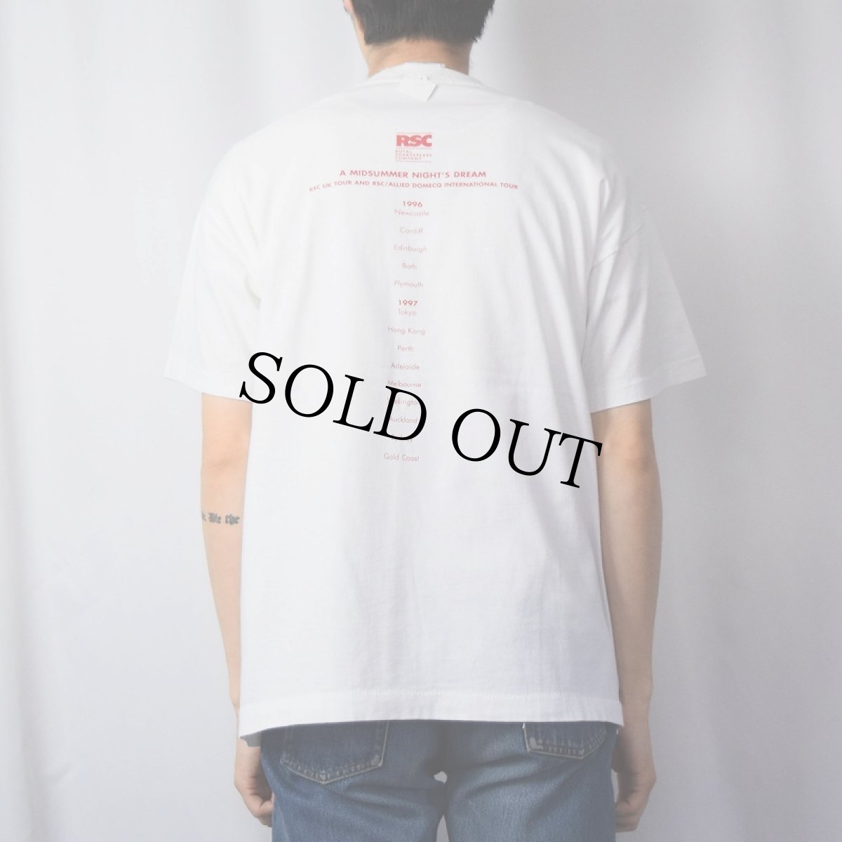 画像3: 90's A Midsummer Night's Dream ミュージカルプリントTシャツ XL (3)