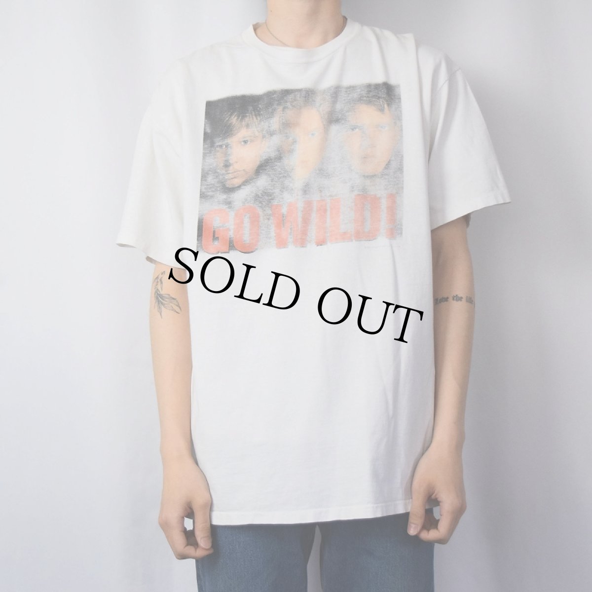 画像3: 90's Wild America "GO WILD !" コメディ―映画プリントTシャツ XL (3)