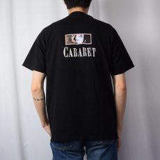 画像4: CABARET "IN HERE LIFE IS BEAUTIFUL" ミュージカル映画プリントTシャツ BLACK L (4)