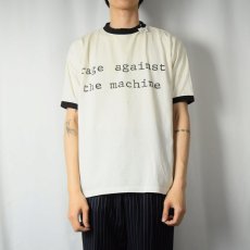 画像3: 90〜2000's Rage Against the Machine ロックバンドリンガーTシャツ  (3)