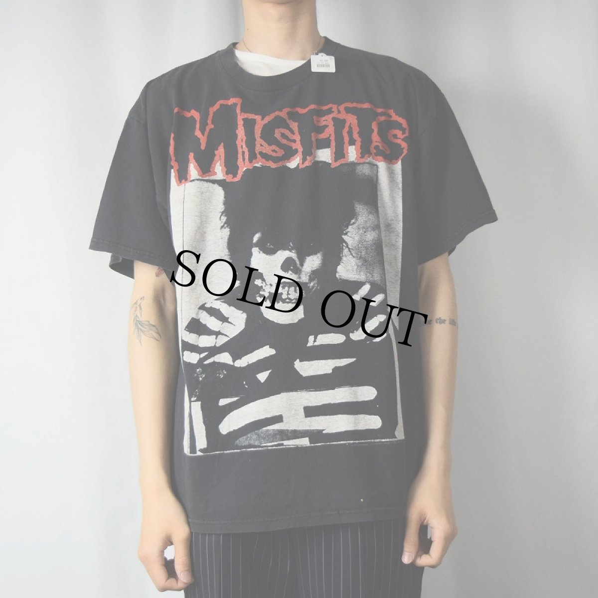 画像2: 2000's MISFITS ハードコアパンクバンドTシャツ XL (2)