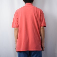 画像3: 80's〜 Yves Saint Laurent pour homme ロゴ刺繍 ポロシャツ L (3)