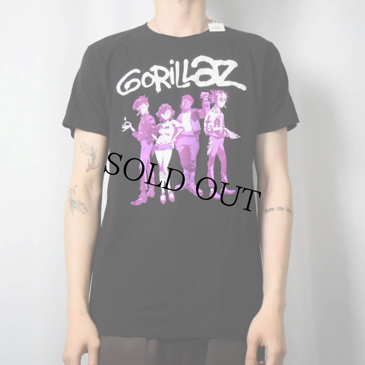 画像2: 2000's Gorillas ロックバンドTシャツ (2)