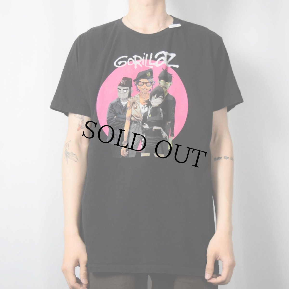 画像2: 2000's Gorillas ロックバンドTシャツ (2)