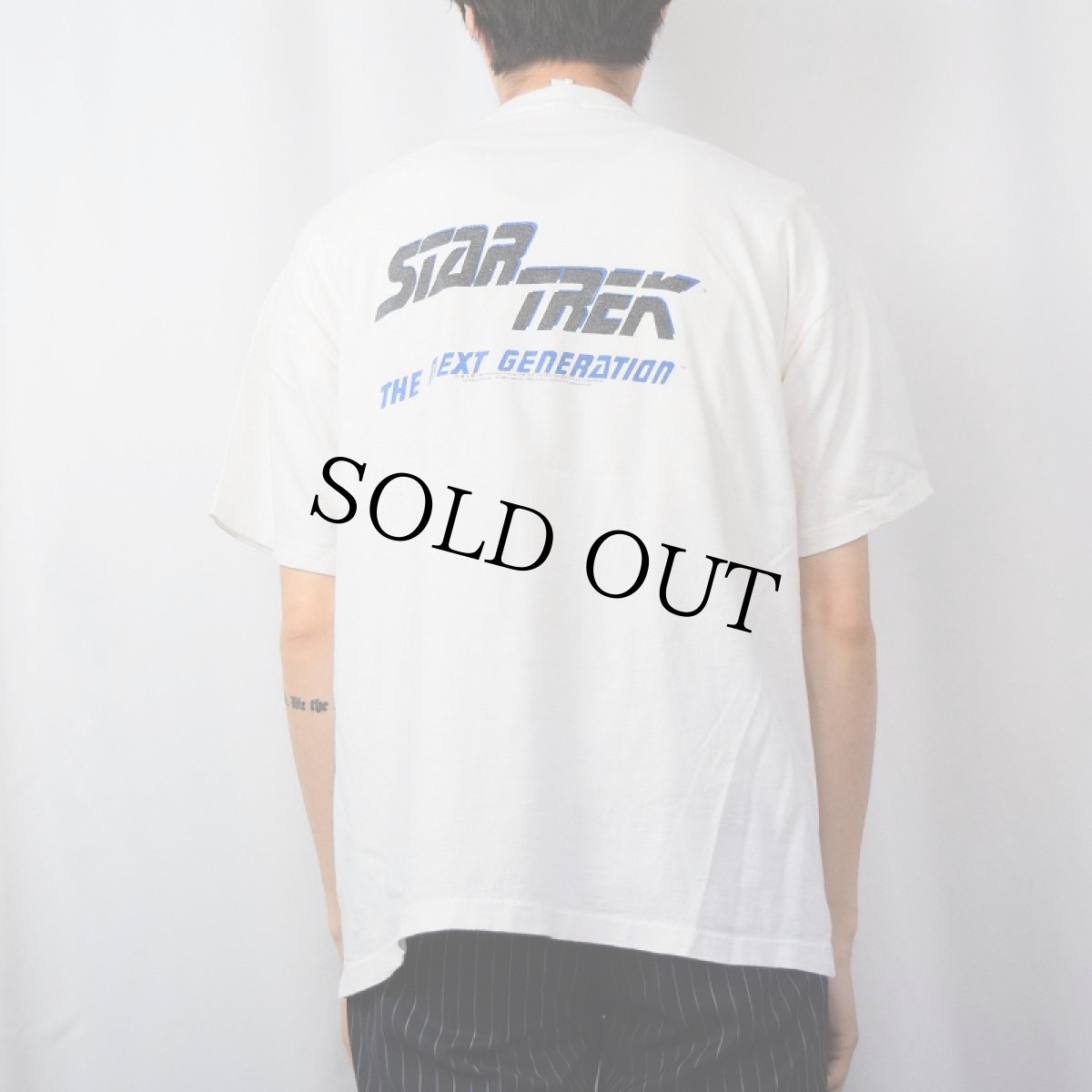 画像4: 90's STAR TREK The Next Generation USA製 SFテレビドラマプリントTシャツ XL (4)