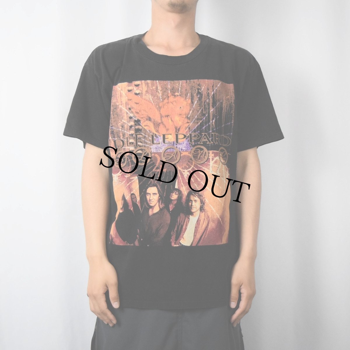 画像3: 90's DEF LEPPARD CANADA製 ロックバンドプリントTシャツ L (3)