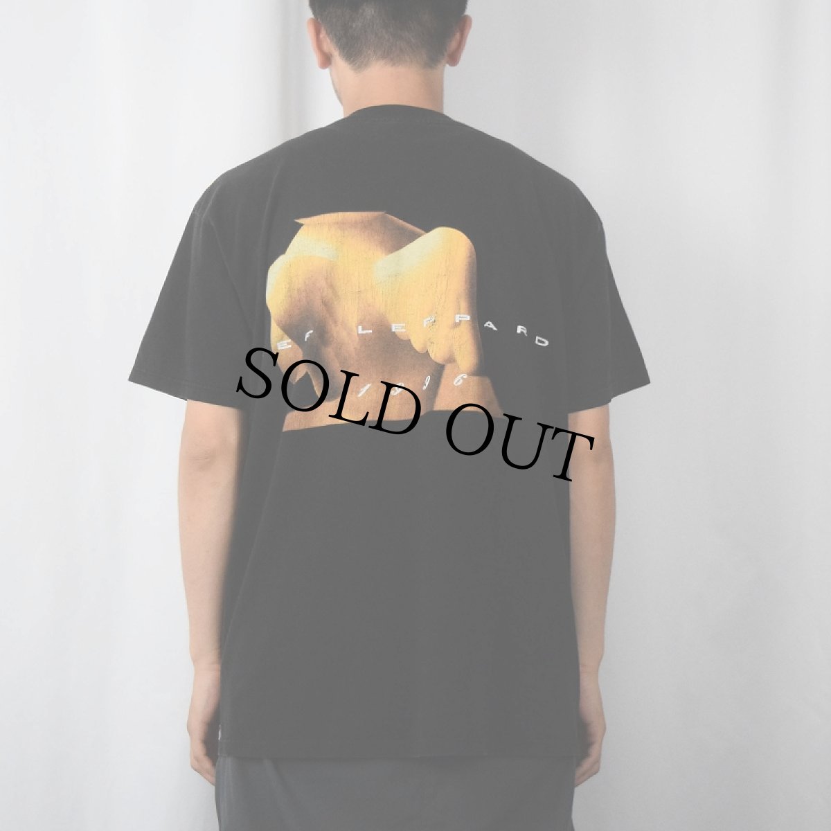 画像4: 90's DEF LEPPARD CANADA製 ロックバンドプリントTシャツ L (4)