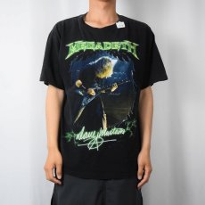 画像2: MEGADEATH "Dave Mustaine" ハードロックバンドプリントTシャツ  (2)