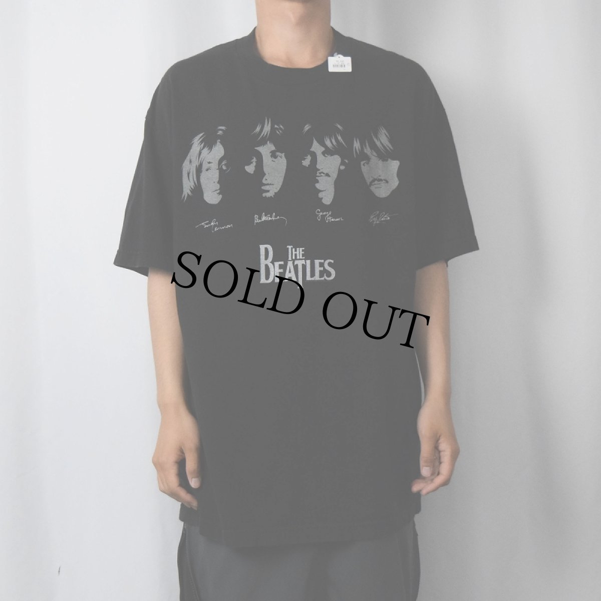 画像2: THE BEATLES ロックバンドプリントTシャツ XL (2)