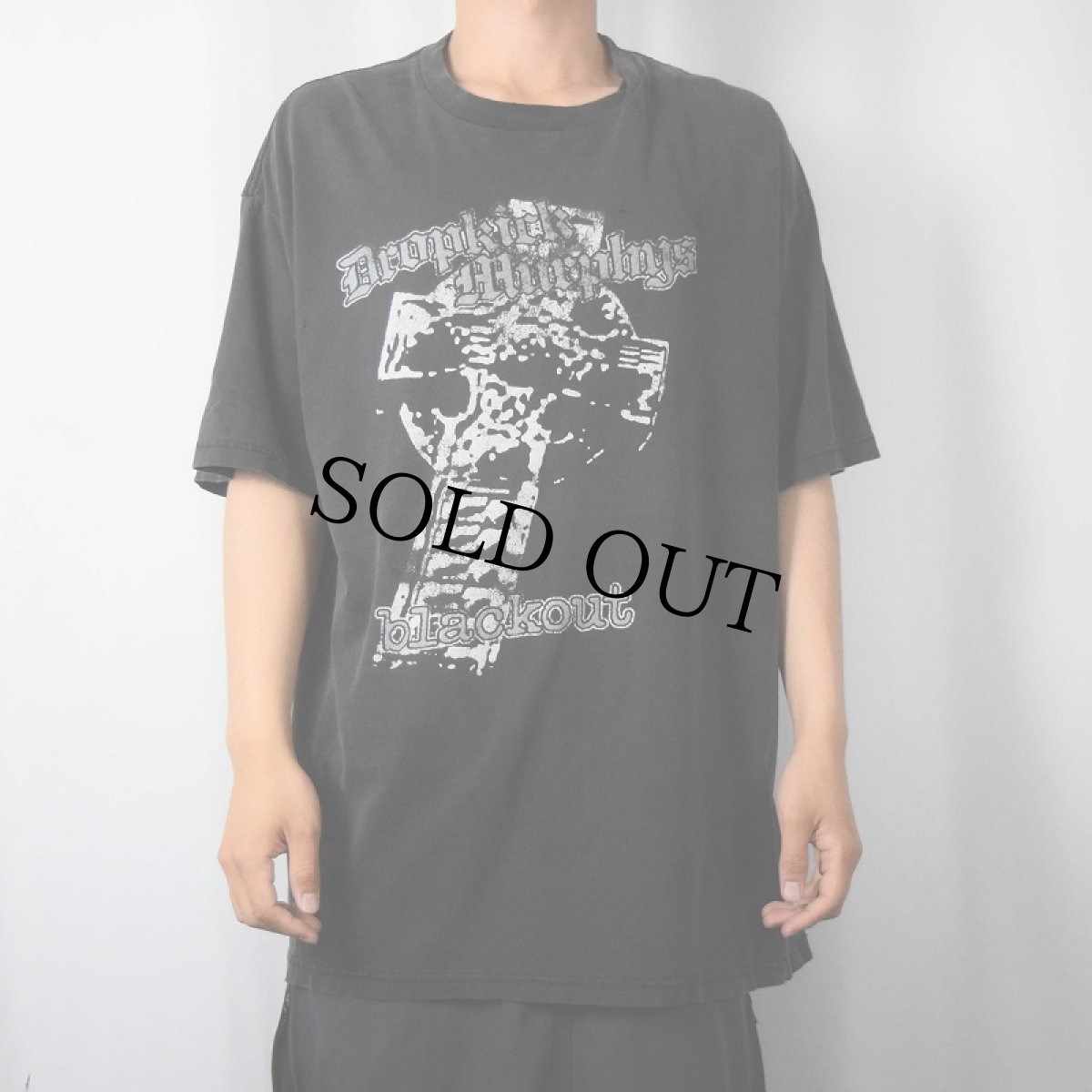 画像2: Dropkick Murphys "blackout" ケルティックパンクバンドTシャツ XL (2)