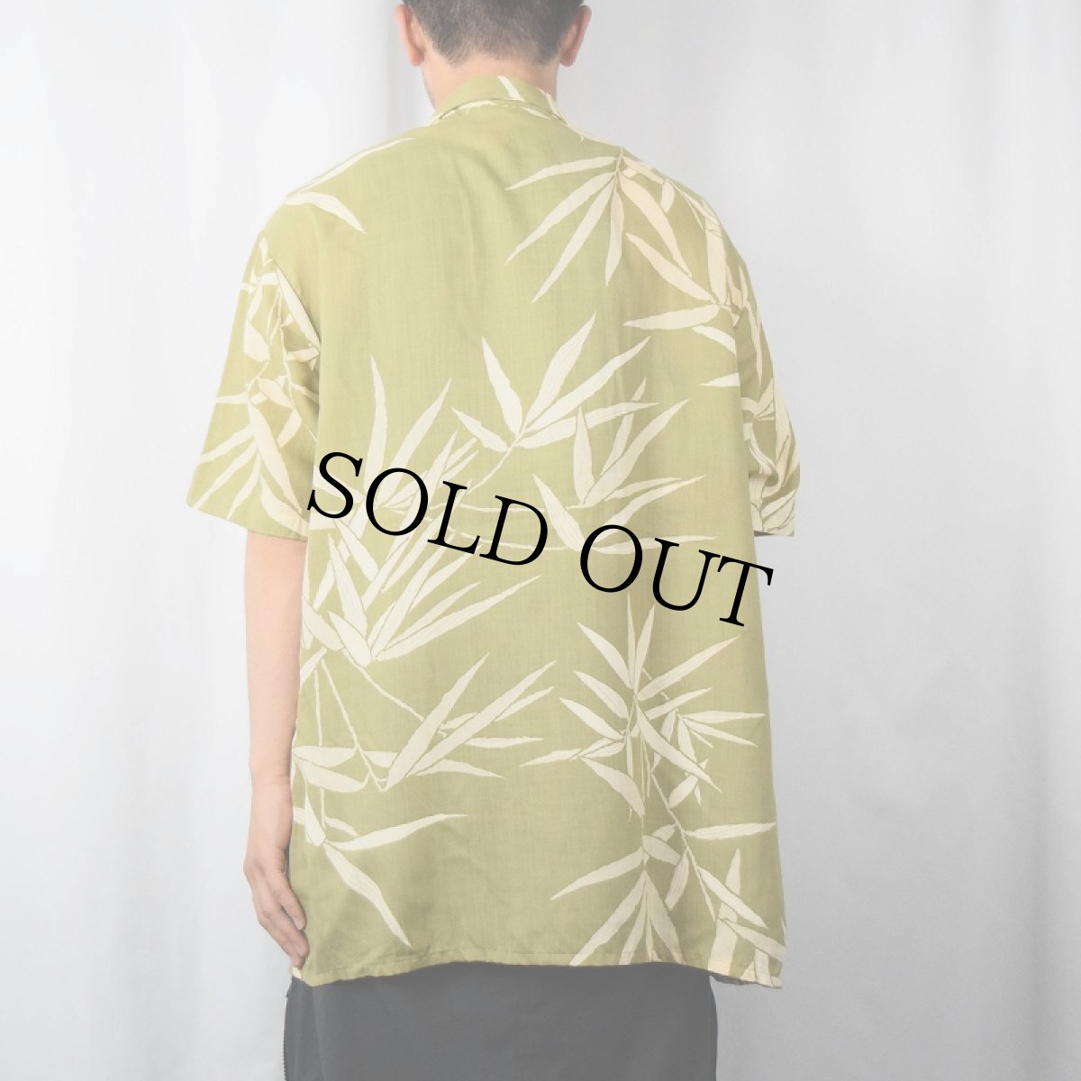 画像3: 80's Sears Spores Wear ポリエステル×レーヨン アロハシャツ DEADSTOCK XL (3)