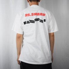 画像4: 90's 95.5 WBRU USA製 インターネットラジオ局 プリントTシャツ L (4)