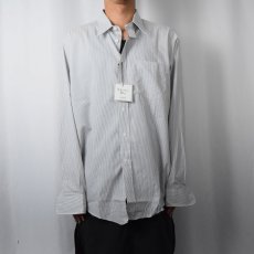 画像2: 80〜90's Christian Dior MONSIEUR USA製 ストライプ柄 シャツ DEADSTOCK 17 34-35 (2)
