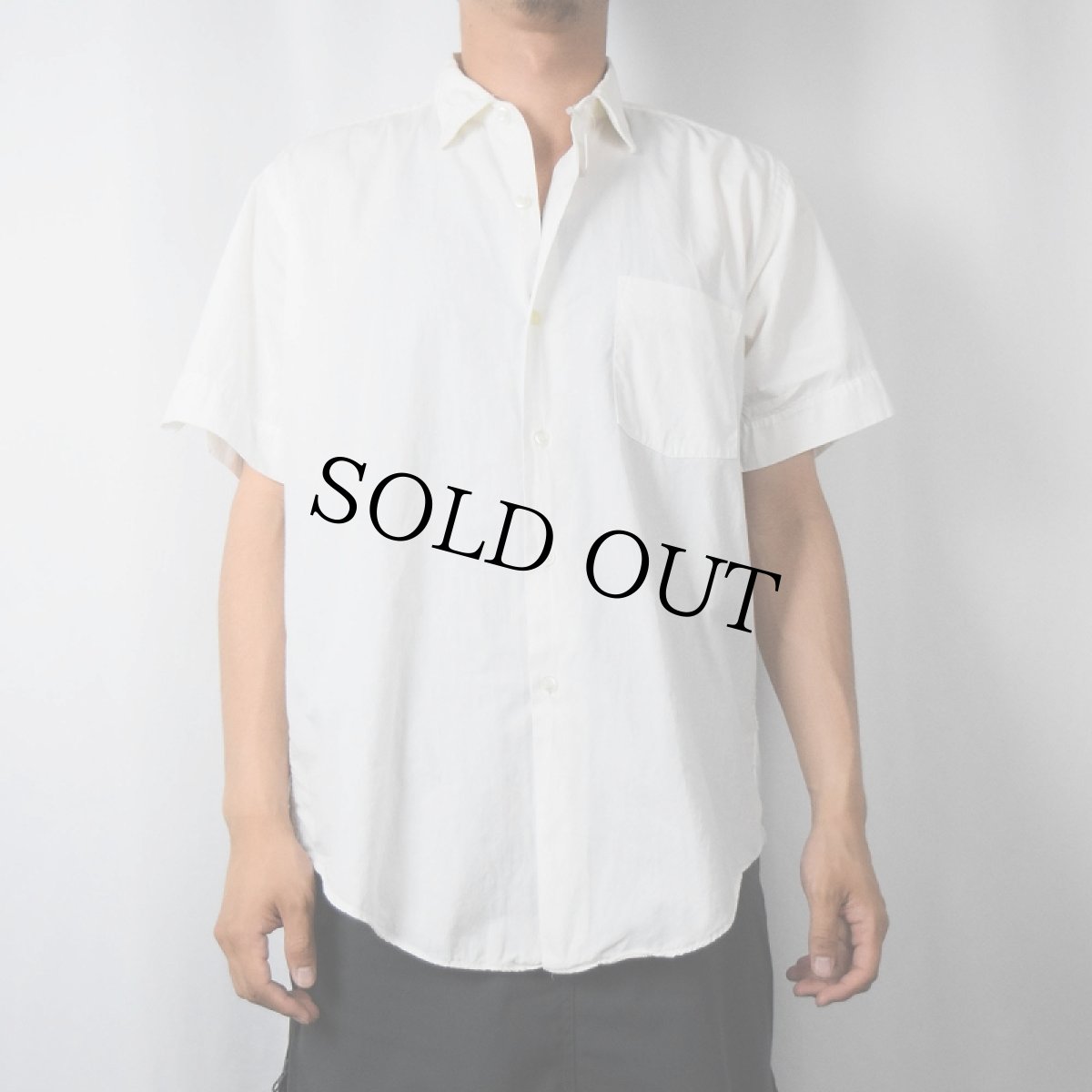 画像2: 50〜60's TELICO KOREA製 コットンシャツ (2)