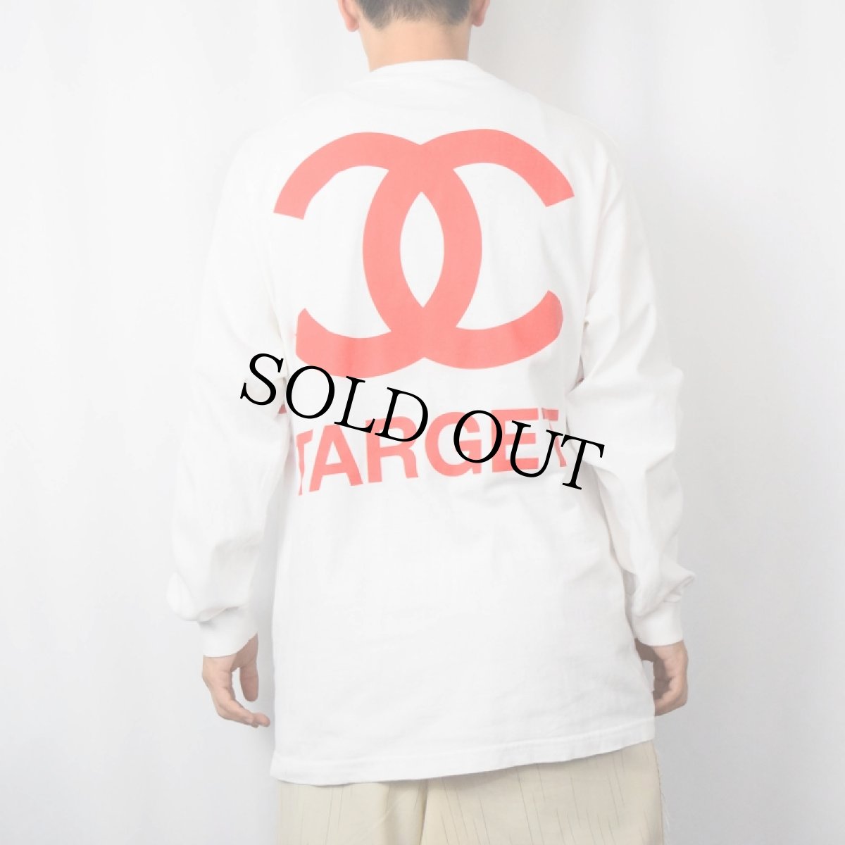 画像4: 2000's PIZZA SLIME "CHANEL TARGET" パロディプリントロンT L (4)