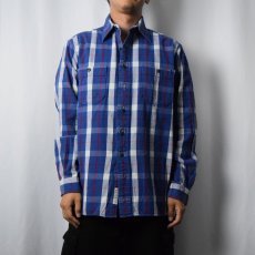画像3: POLO Ralph Lauren チェック柄 ヘビーネルシャツ L (3)