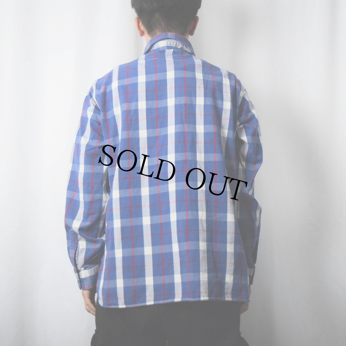 画像4: POLO Ralph Lauren チェック柄 ヘビーネルシャツ L (4)