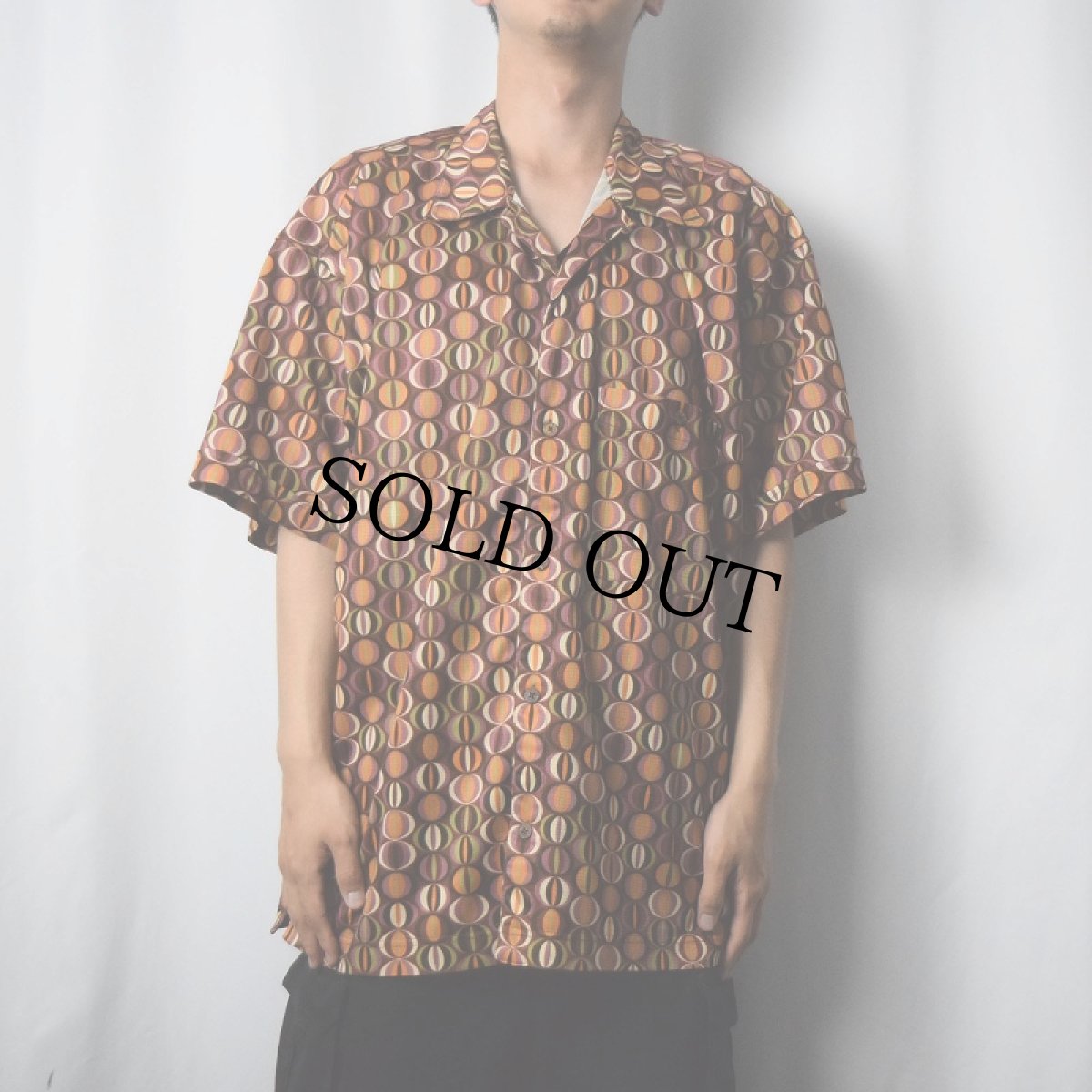 画像2: 2000's Patagonia "rhythm" 総柄 インヨシャツ XL (2)