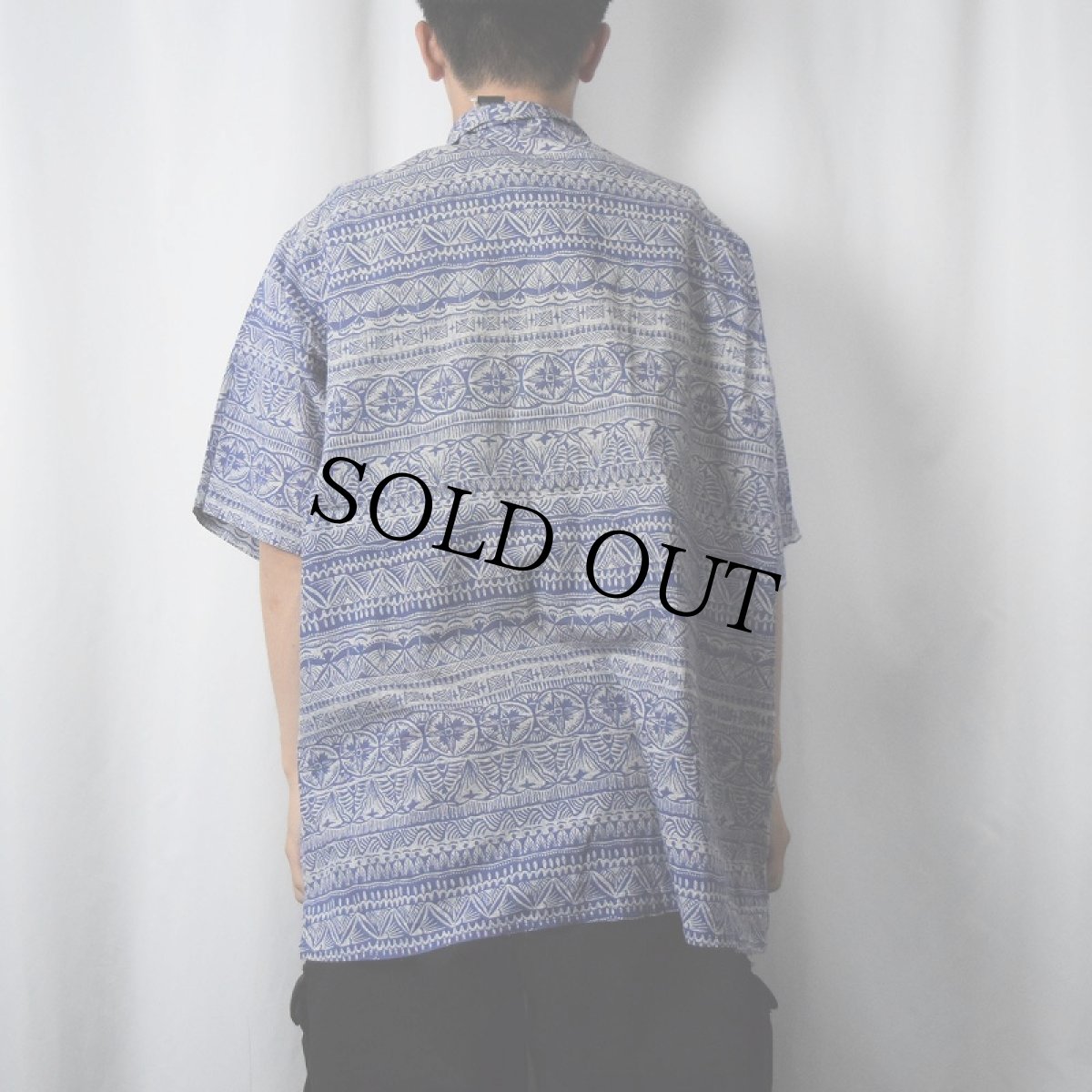 画像3: 90's〜 Patagonia ORGANIC COTTON 総柄 コットンシャツ L (3)