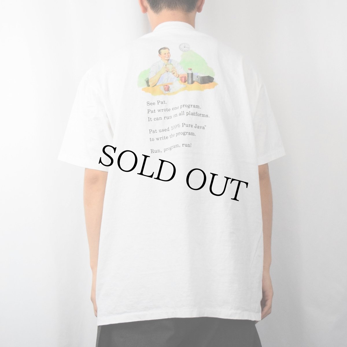 画像4: 90's Sun microsystems JAVA "Pure and Simple" コンピューター企業Tシャツ XL (4)