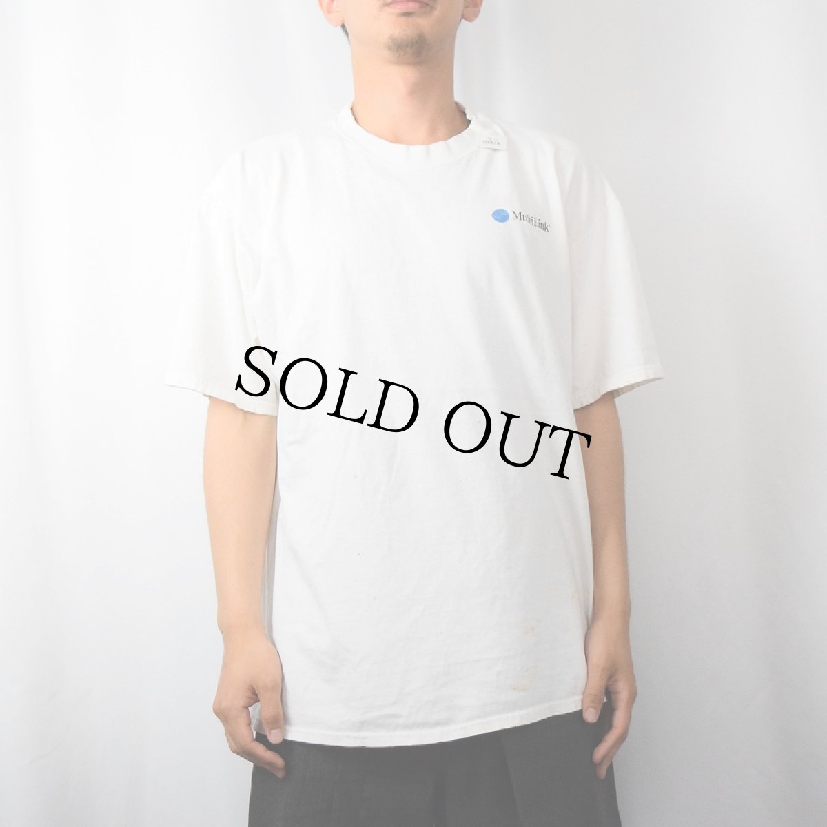 画像3: MultiLink "If this is your conference room..." ロゴプリントTシャツ XL (3)