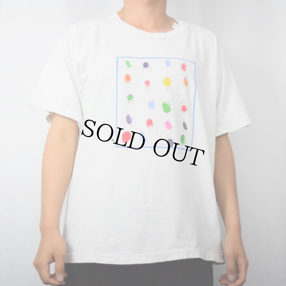 画像3: 90's "JOHNNY BOY"  ハンドペイント Tシャツ L (3)