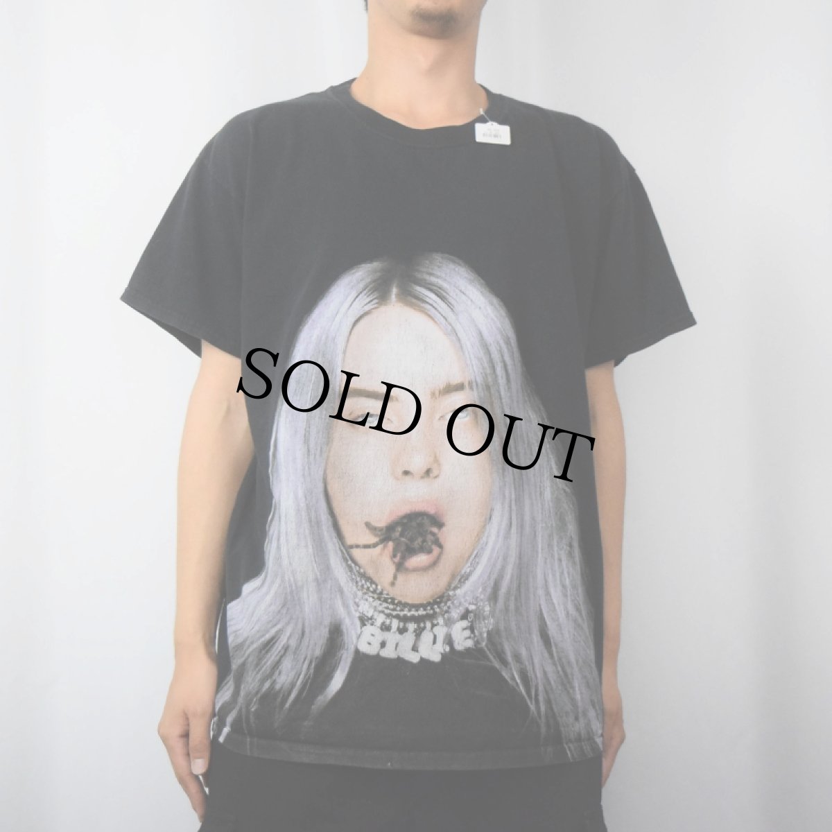 画像2: Billie Eilish "you should see me in a crown" ミュージシャンフォトプリントTシャツ BLACK L (2)