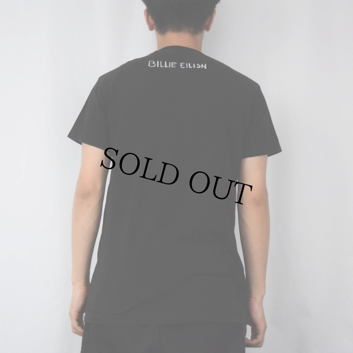 画像4: Billie Eilish "When We All Fall Asleep, Where Do We Go?" ミュージシャンフォトプリントTシャツ BLACK M (4)