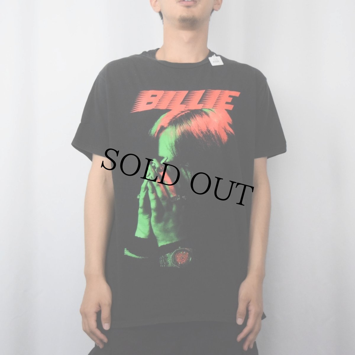 画像2: Billie Eilish "My Future" ミュージシャンフォトプリントTシャツ BLACK L (2)