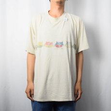 画像2: 90's 26 Red 猫プリント スケートブランドTシャツ  (2)