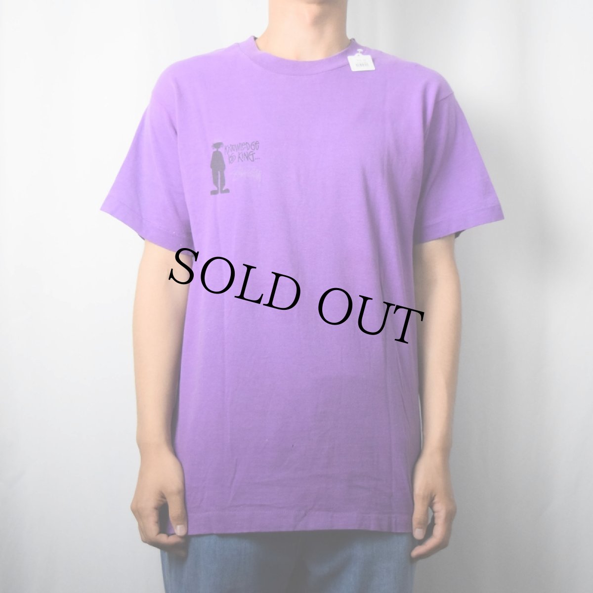 画像3: 〜90's ブート STUSSY USA製 シャドーマンプリントTシャツ M (3)