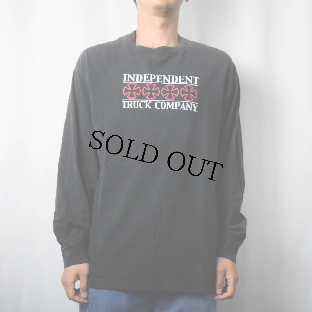 画像2: INDEPENDENT スケートブランドプリントロンT BLACK L (2)
