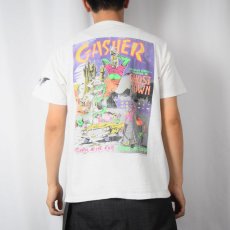 画像3: 80's MONSTER ISLAND USA製 "GASHER" イラストプリントTシャツ L (3)