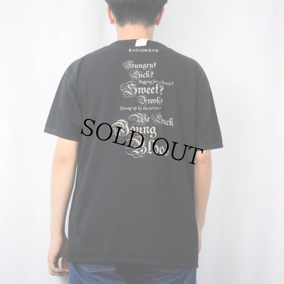 画像4: 2000's Radiohead ロックバンドプリントTシャツ L (4)