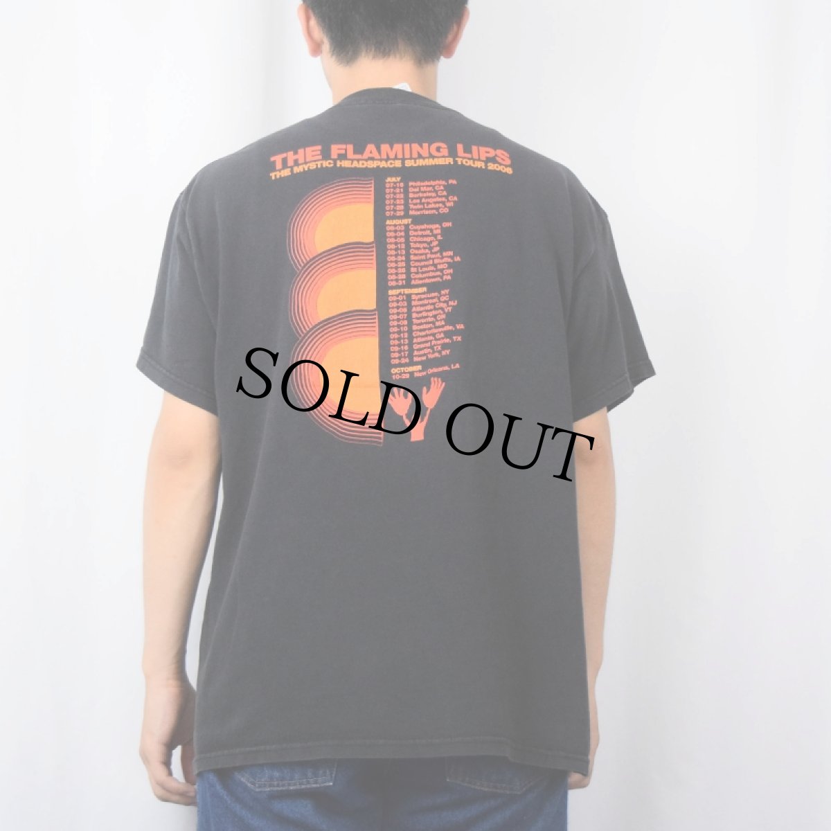 画像4: 2000's THE FLAMING LIPS "THE MYSTIC HEADSPACE SUMMER TOUR 2006" ロックバンドTシャツ L (4)