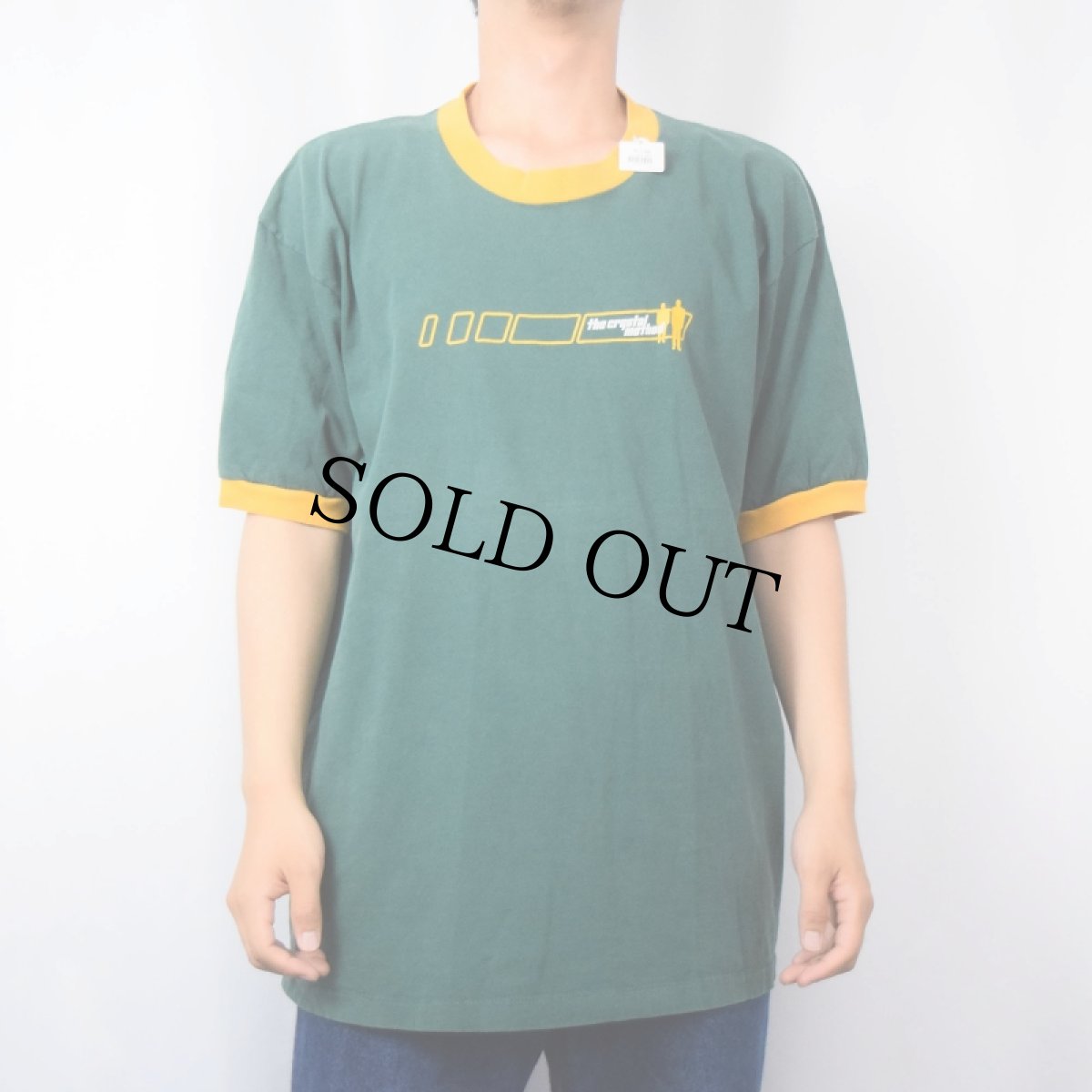 画像3: 90's The Crystal Method エレクトロニックミュージック デュオ プリントリンガーTシャツ XL (3)