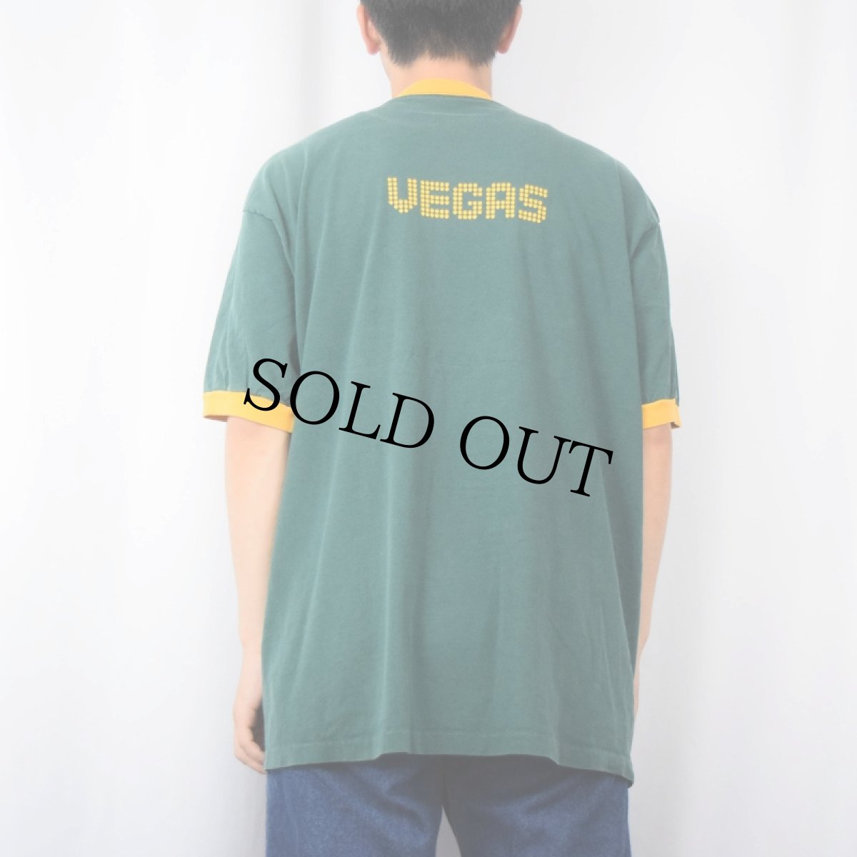 画像4: 90's The Crystal Method エレクトロニックミュージック デュオ プリントリンガーTシャツ XL (4)