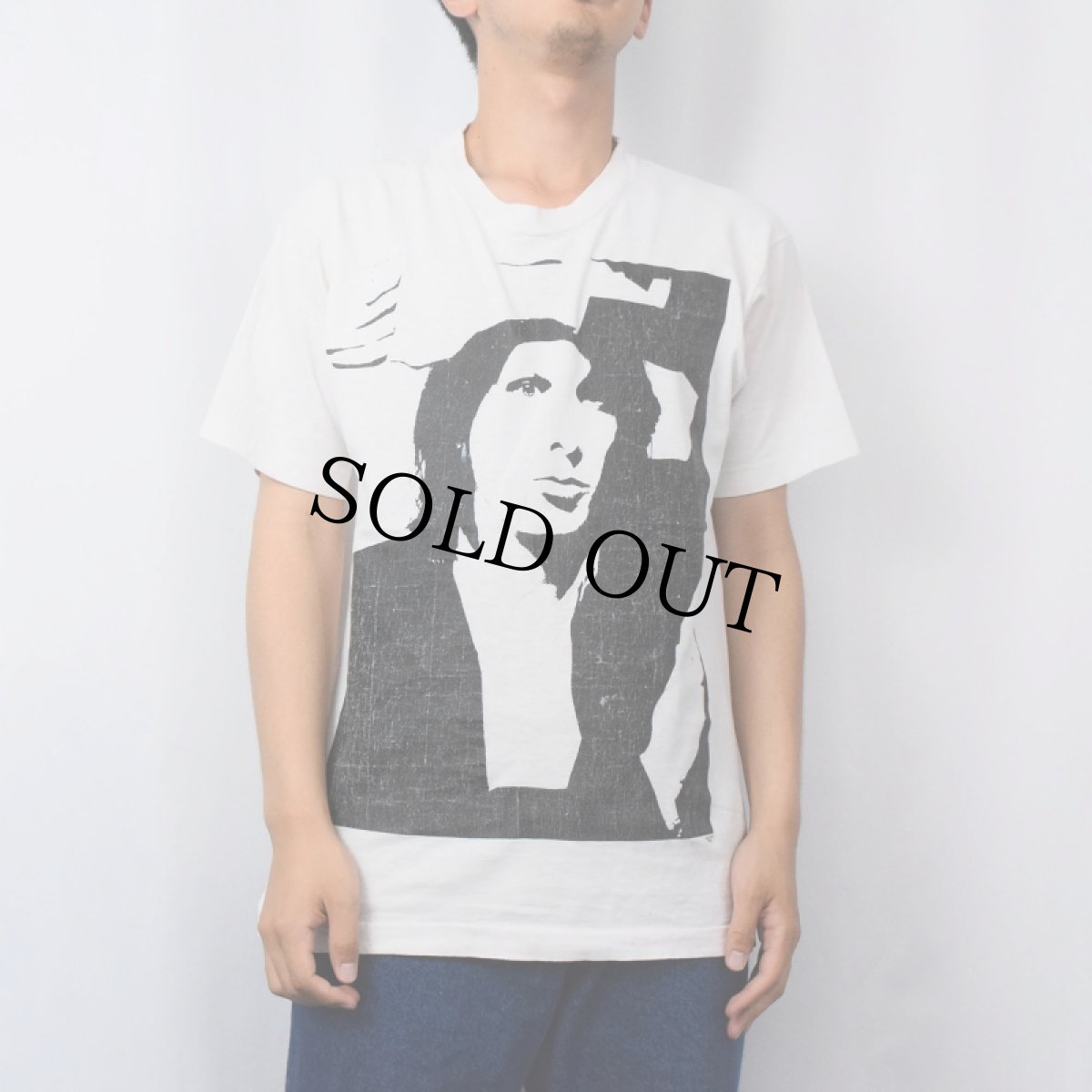 画像3: 90's Adrian Belew USA製 ミュージシャンプリントTシャツ L (3)