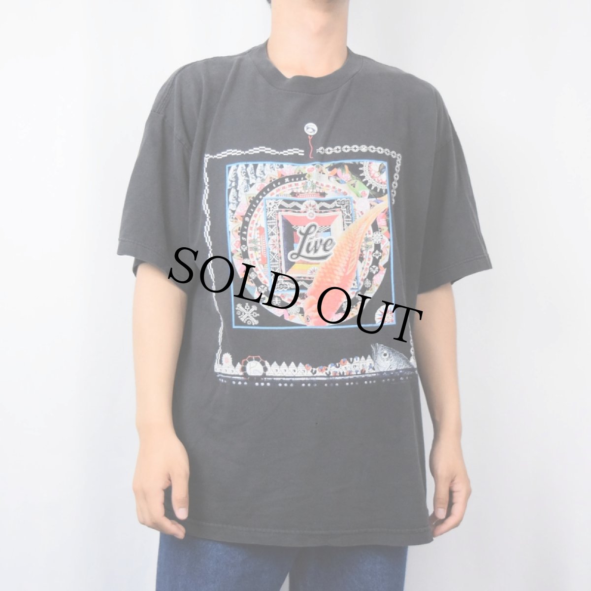 画像3: 2000's Live "The Distance To Here" オルタナティブロックバンドツアーTシャツ BLACK XL (3)