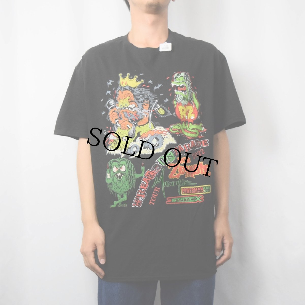 画像3: Rob Zombie "FREAKS ON PARADE 2022" ミュージシャンツアーTシャツ (3)